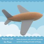 Natural Cork Jet Plane